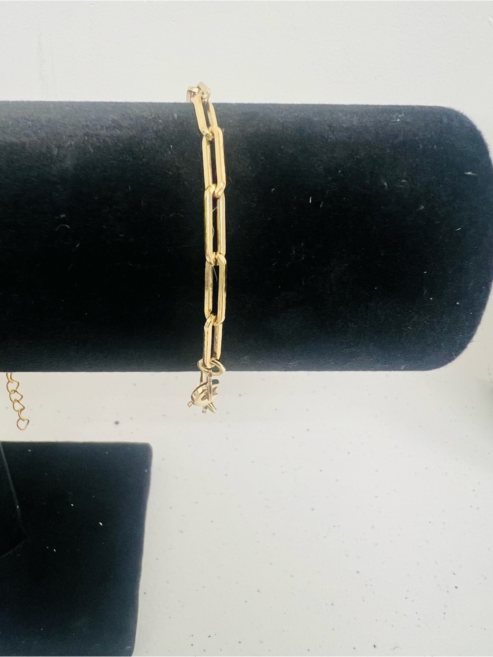 Gold Paperclip Chain Bracelet - Women Jewelry #0031